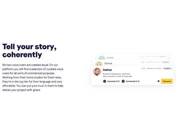 Voicebooking story coherently