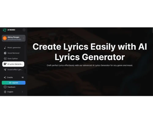 AIMusic lyrics generator