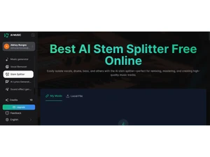 AIMusic stem splitter