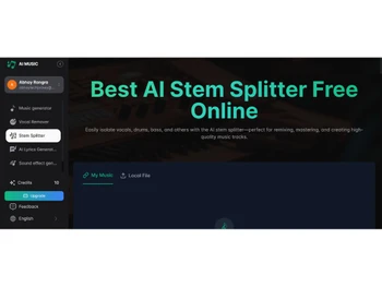AIMusic stem splitter