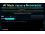AI Music Factory generator