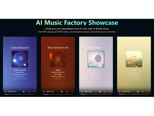 AI Music Factory showcase