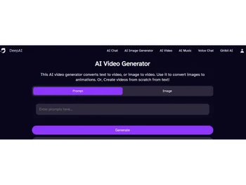 DeepAI video generator