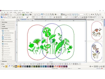 BERNINA Embroidery Software 9 Creator multi hooping