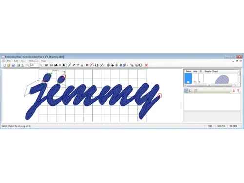 EmbroideryWare editing
