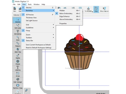 janome artistic digitizer-view