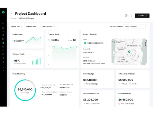 INGENIOUS.BUILD dashboard
