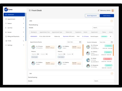 NZCares dashboard