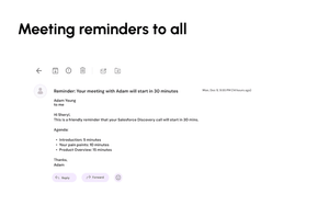 Automatically Send Meeting Reminders to Attendees