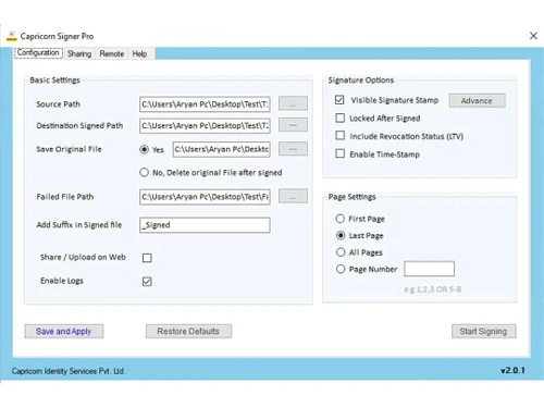 Capricorn Signer Pro