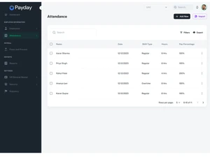 payday suite-attendance