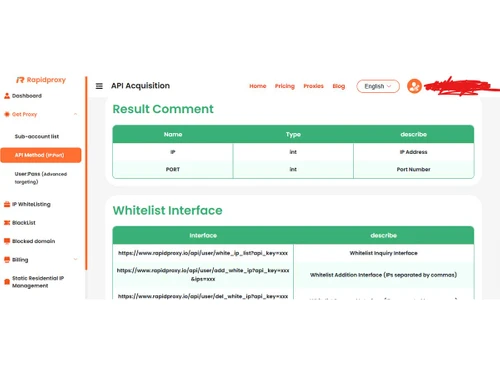 Rapidproxy api