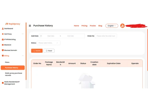 Rapidproxy history