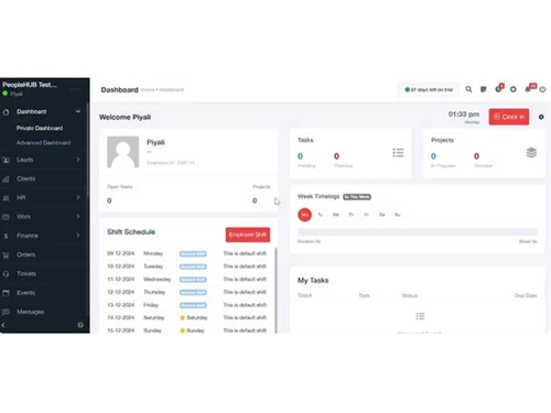 peoplehub dashboard