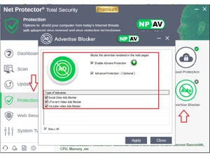 net protector total security for linux-blocker