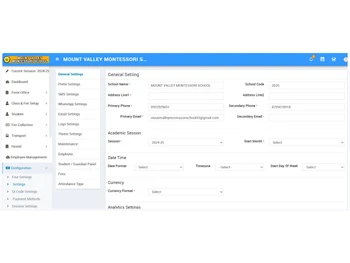 Academy Tutelage general setting