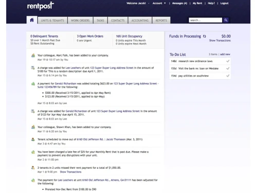 RentPost home
