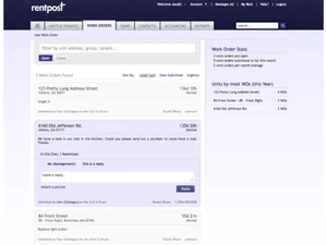RentPost work orders