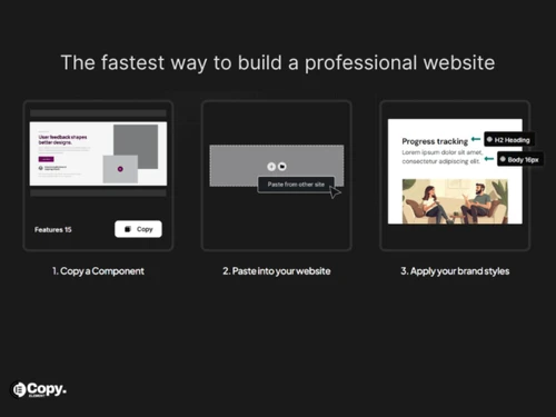 CopyElement build professional website