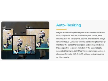 Magnifi auto resizing