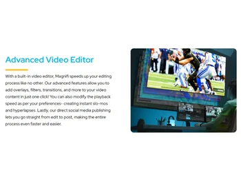 Magnifi video editor
