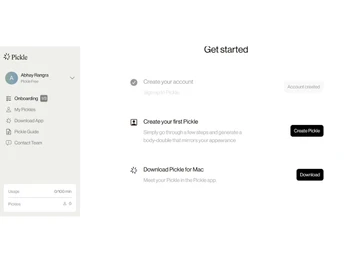 Pickle AI onboarding