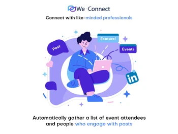 We Connect Events and post