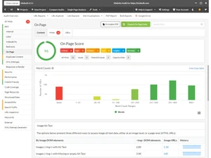 Sitebulb on page report