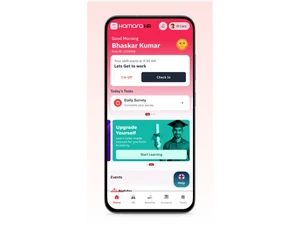 Hamara HR mobile dashboard