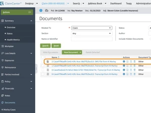 guidewire claimcenter-documents