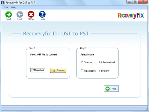 Recoveryfix OST to PST Converter Ost