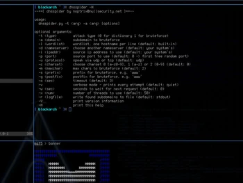 blackarch linux-arguments