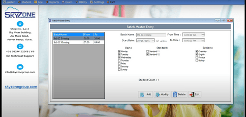 skyzone school software