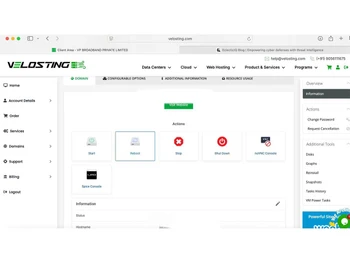 Velosting-vps-reboot