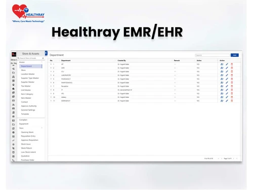 healthray-emr-department