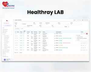 Healthray LIMS Dashboard