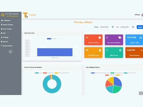 Tinypos dashboard