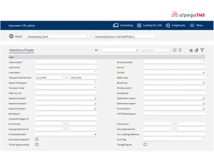Alpega TMS scheduling