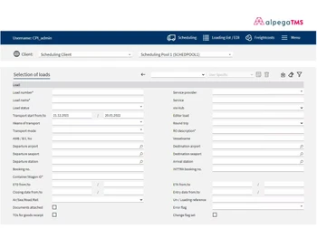 Alpega TMS scheduling