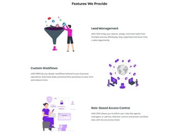 UXD CRM Features