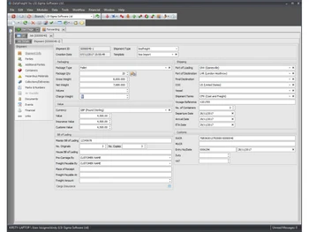 DataFreight shipment info