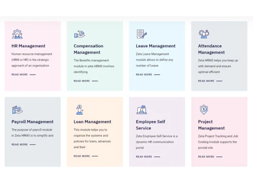 Zeta HRMS Modules