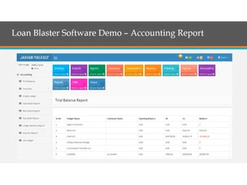 Loan Blaster-Accounting Report