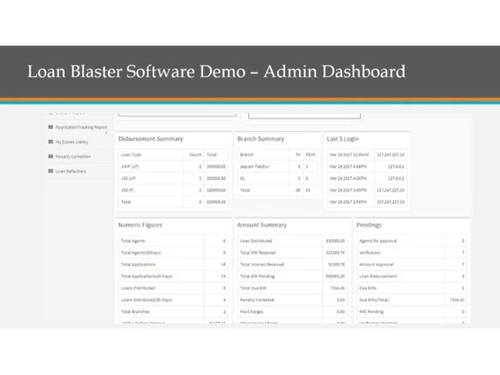 Loan Blaster-Admin Dashboard