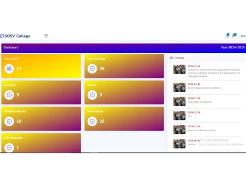 vidyasoft educore dashboard