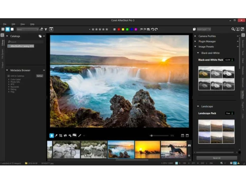 AfterShot Pro 3 dashboard
