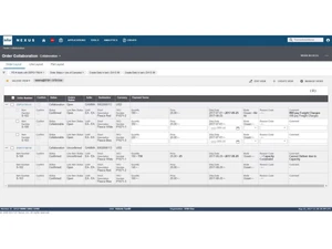 Infor Nexus order layout