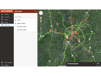 badger maps-locations