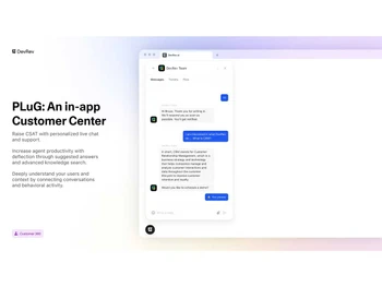 DevRev customer-center