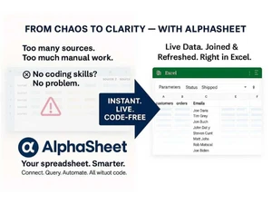AlphaSheet live-data